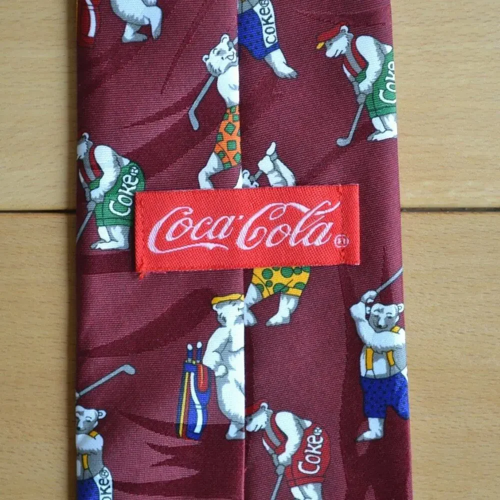 Coca Cola Polar Bear Golf Tie